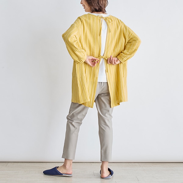 ダブルガーゼスモック