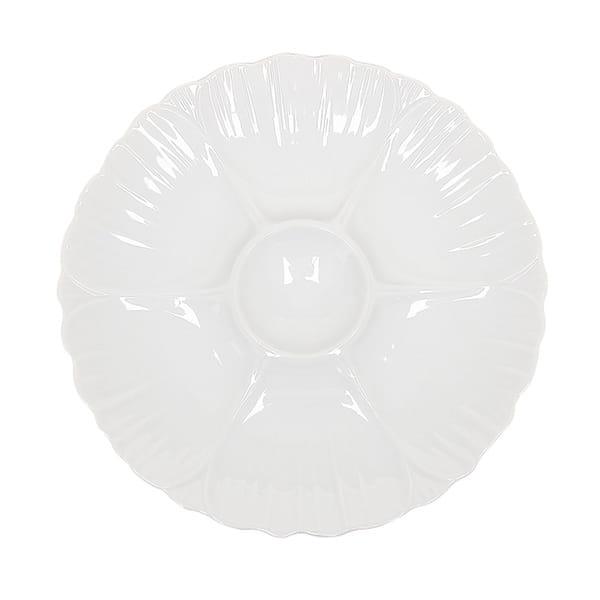 花レリーフ仕切りプレート お買いもの 料理家 栗原はるみ レシピ オンラインショップ 公式 ゆとりの空間