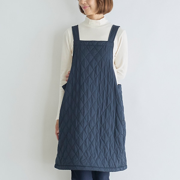 キルティングH字型エプロン