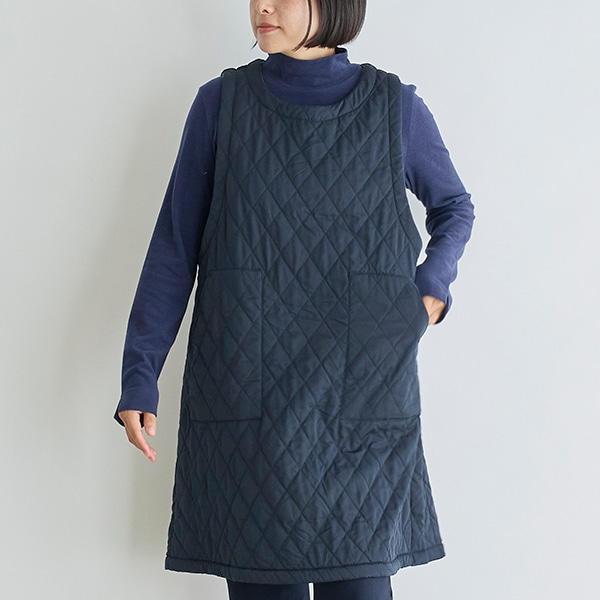 キルティングチュニックエプロン