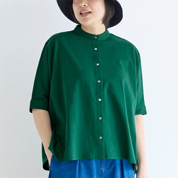 ハイゲージポンチワイドシャツ