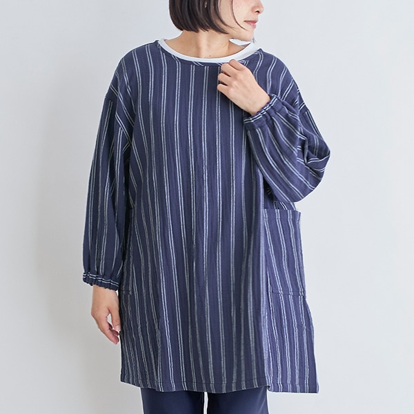 ダブルガーゼスモック