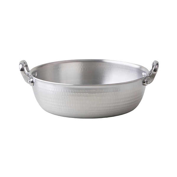 【WEB限定】中尾アルミ 打ち出し揚げ鍋 24cm