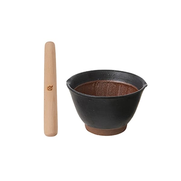 麦とろ鉢・すりこぎセット 小｜すり鉢・スライサー・おろし器