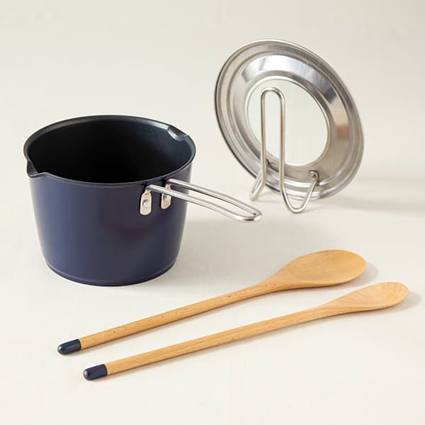 【WEB限定セット】直火専用 マルチパンとフライパンカバー&調理用スプーン大小セット