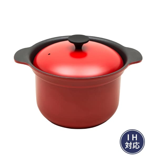 IH対応 万能鍋 (小) マスタード 蒸し器付(マスタード)｜鍋・フライヤー 