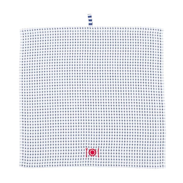 ディナー 刺し子ふきん ネイビー