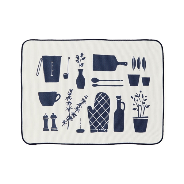 水切りマット&ふきん キッチンガーデン