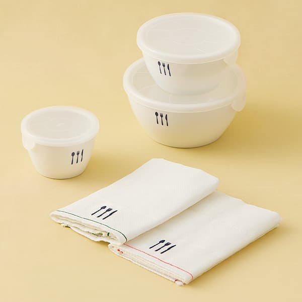 【WEB限定セット】カトラリーレンジパックとふきんのセット