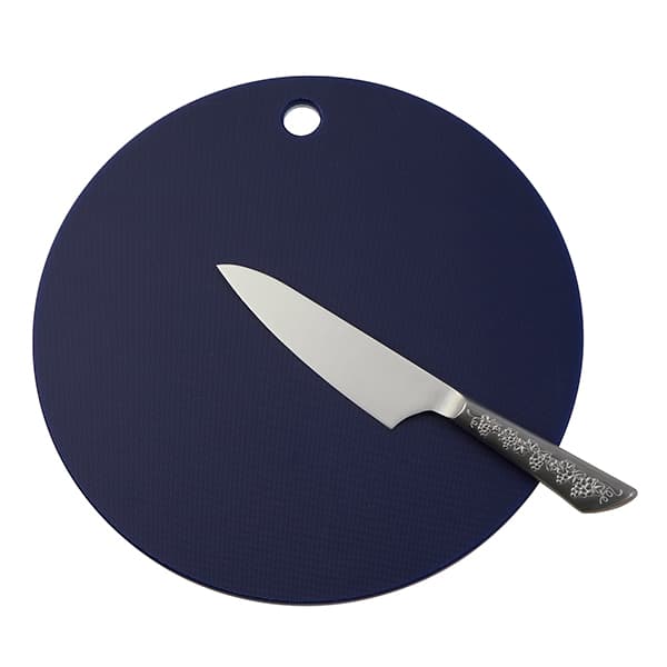 【WEB限定セット】丸まな板(大)とぶどう柄キッチンナイフ Mのセット