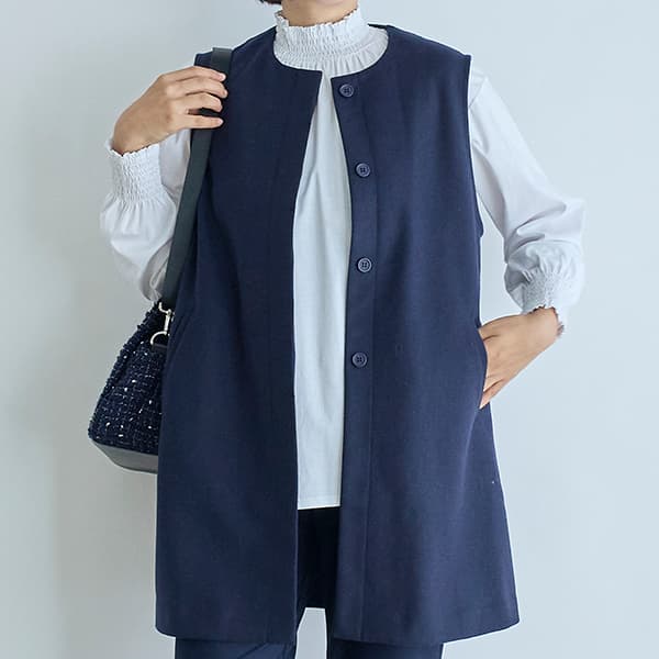 ウールブレンドポンチジレ