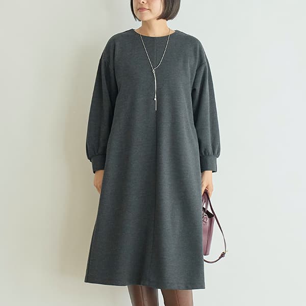 ウォームジャージーワンピース
