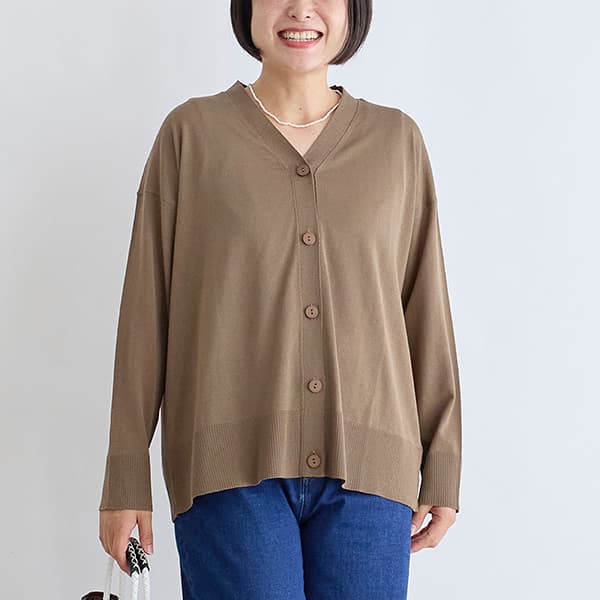 ハイツイストニットカーディガン