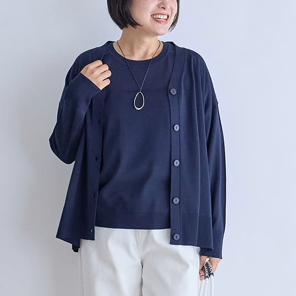 ハイツイストニットカーディガン