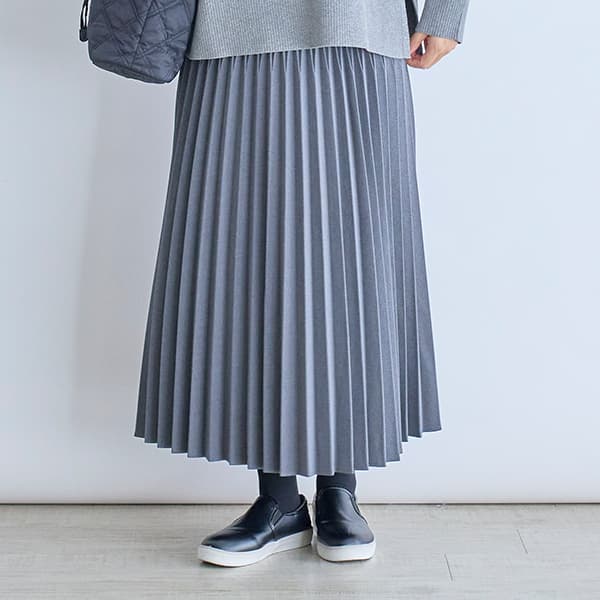 TR起毛プリーツスカート