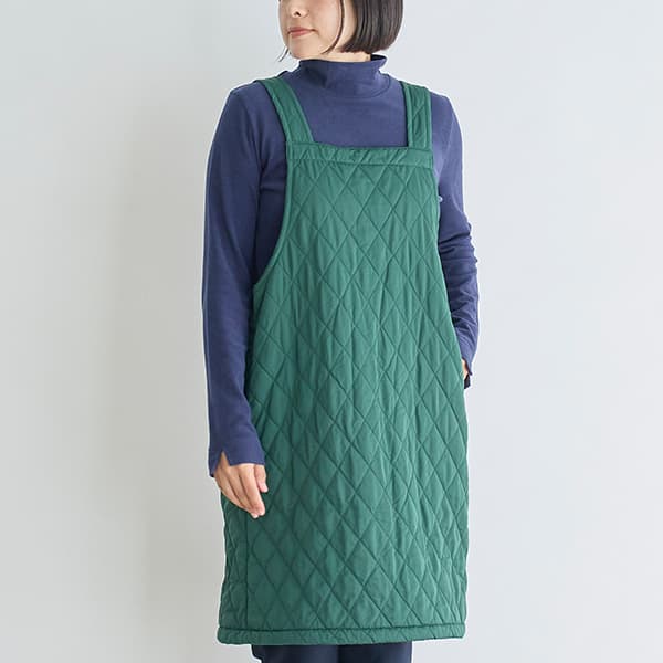 キルティングH字型エプロン