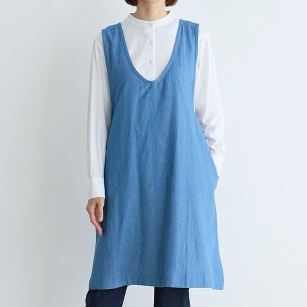 ★未使用品★simply 栗原はるみ　ゆとりの空間　エプロン ☆未使用品☆simply 栗原はるみ ゆとりの空間 エプロン - メルカリ