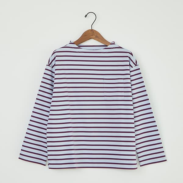 ハイゲージポンチボーダープルオーバー