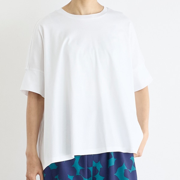スーピマコットンスムースワイドTシャツ