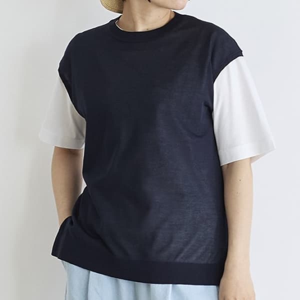 シアーニットベスト