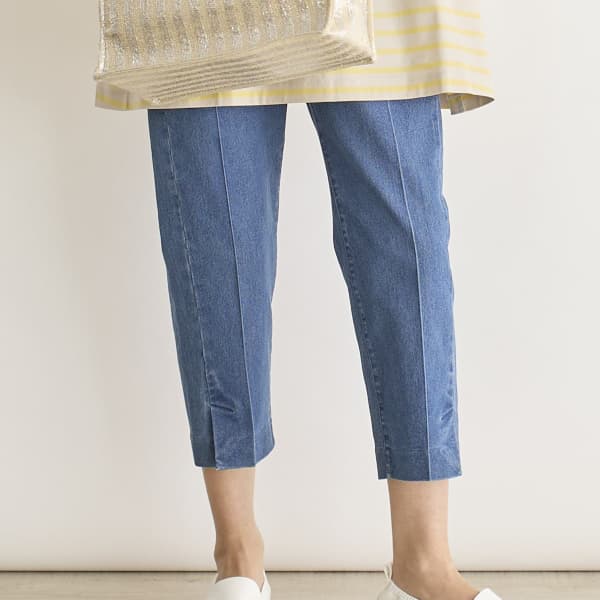 ライトオンスデニムストレッチサブリナパンツ