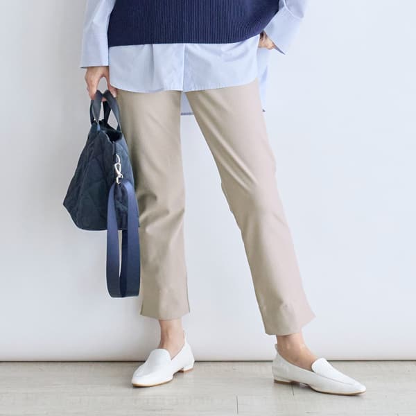 ウォームストレッチテーパードパンツ