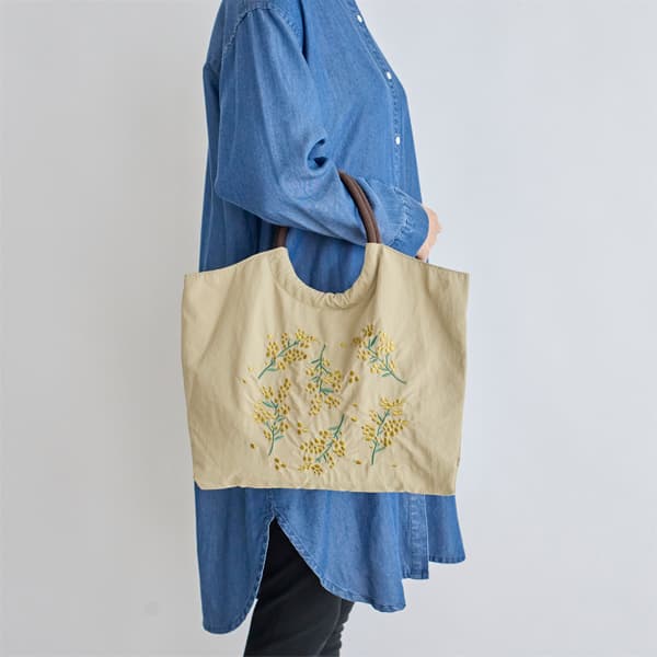 刺繍マルシェバッグS ピラカンサ