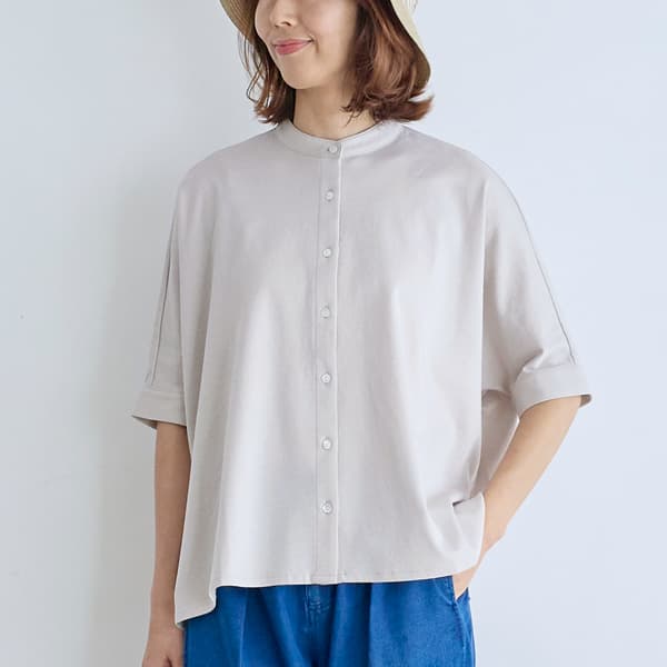 ハイゲージポンチワイドシャツ