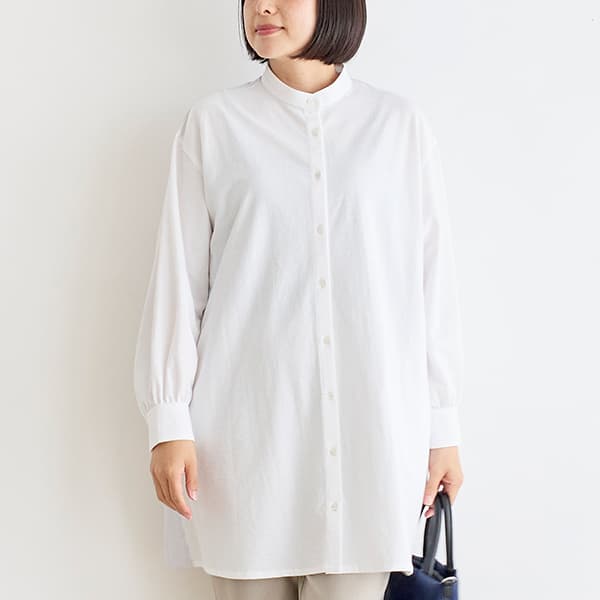 ストライプドッキングチュニック