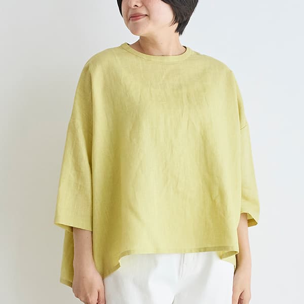 ラミー七分袖ブラウス