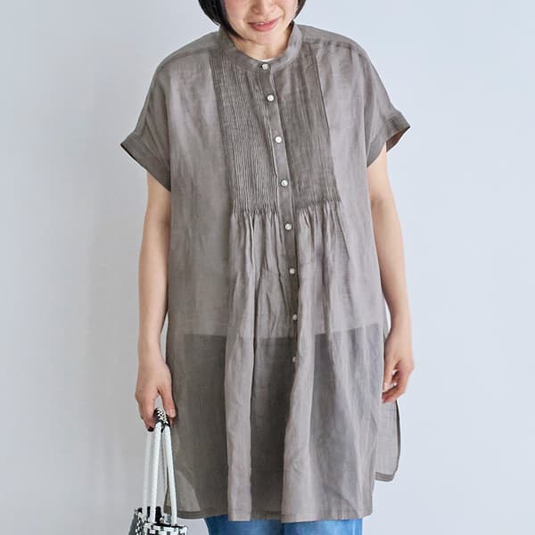 シアーラミーロングシャツ