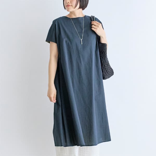 コットンローンリバーシブルワンピース
