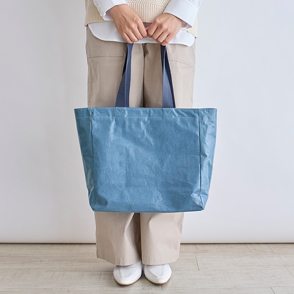 デニムシャイニーバッグ M