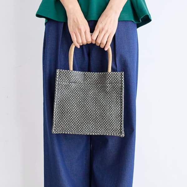 ボックスミニトートバッグ