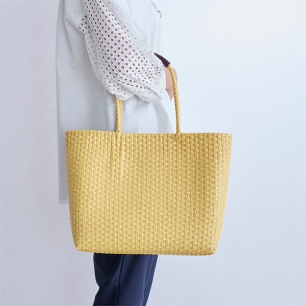 テープかごバッグ M