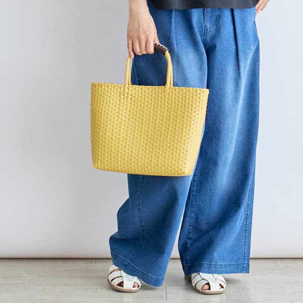 テープかごバッグ S