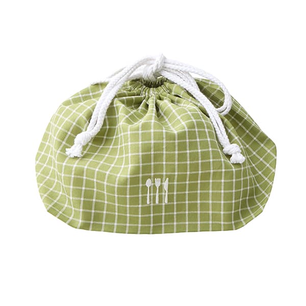 ランチ巾着 チェック