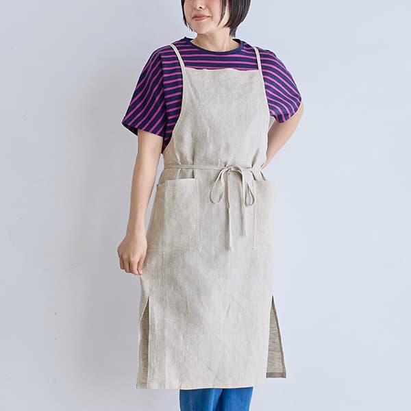 リネンエプロン