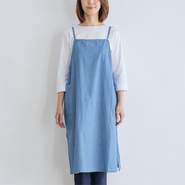 デニムキャミエプロン