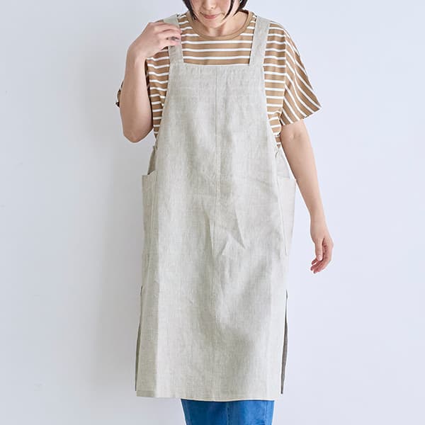 リネンジャンスカエプロン
