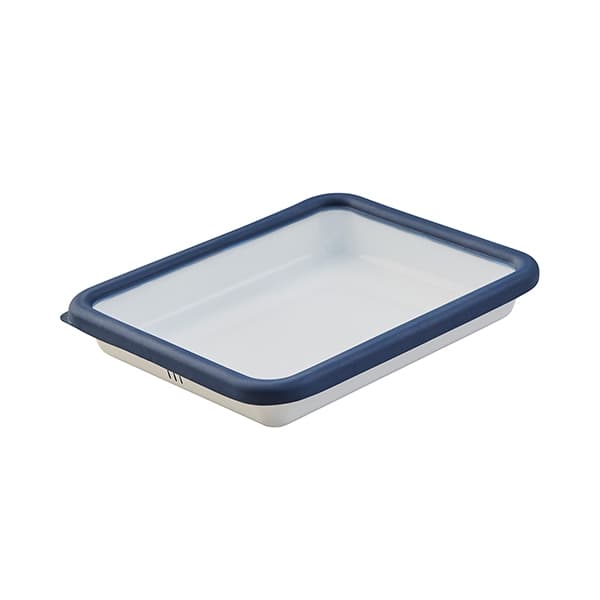 ホーローバット（蓋付き）M