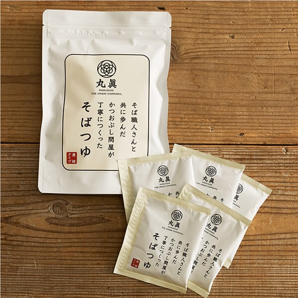 【WEB限定】丸眞さんのそば職人さんと共に歩んだかつおぶし問屋が丁寧につくったそばつゆ＜濃縮タイプ＞