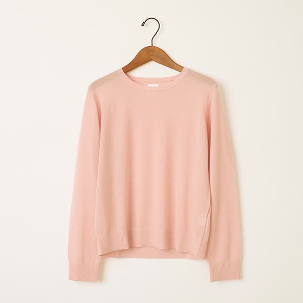 カシミヤニットプルオーバー