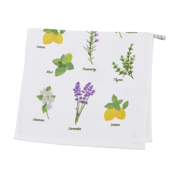 ガーデンプリントワイドふきん