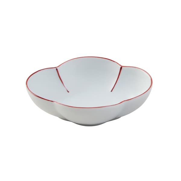 有田焼 木瓜小鉢 赤