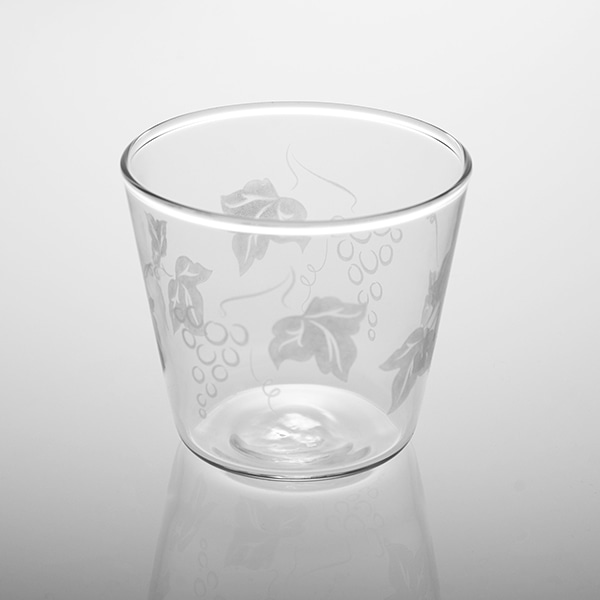 耐熱ガラス プリンカップ ぶどう