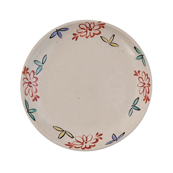 赤絵菊彩 大皿