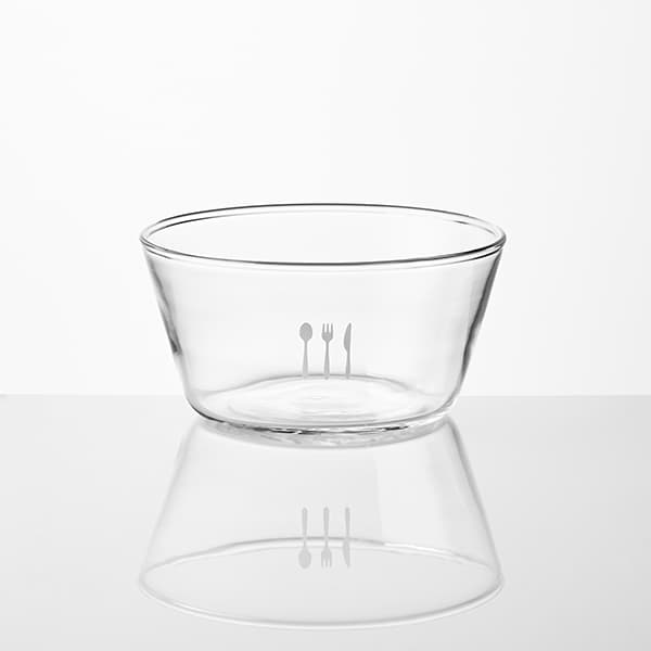 耐熱ガラス デザートカップ カトラリー