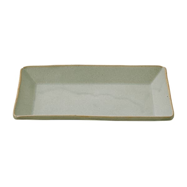 【WEB・一部店舗限定】信楽焼 長角皿 青磁