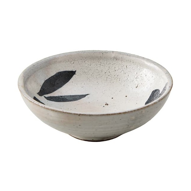 黒呉須花 銘々鉢